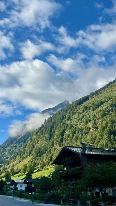 Chalet and forested slope above Heiligenblut
