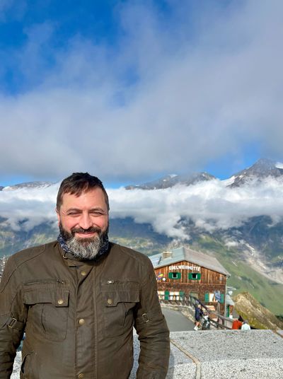 At Edelweißhütte with the sea of clouds behind