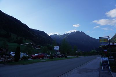Early light over the valley before leaving Fusch