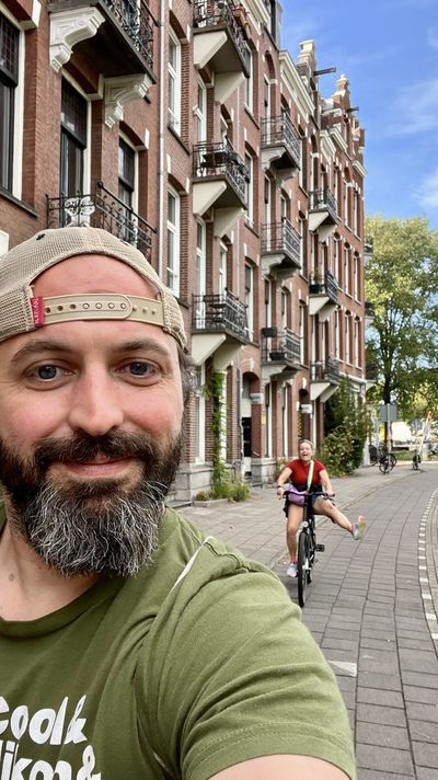 Historic buildings along canal