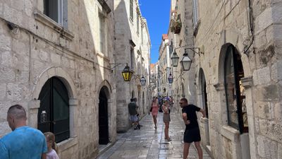 Dubrovnik coastal walkway