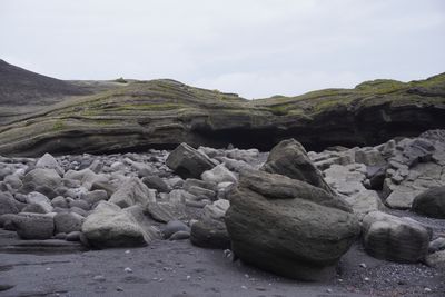 Moss-covered lava fields