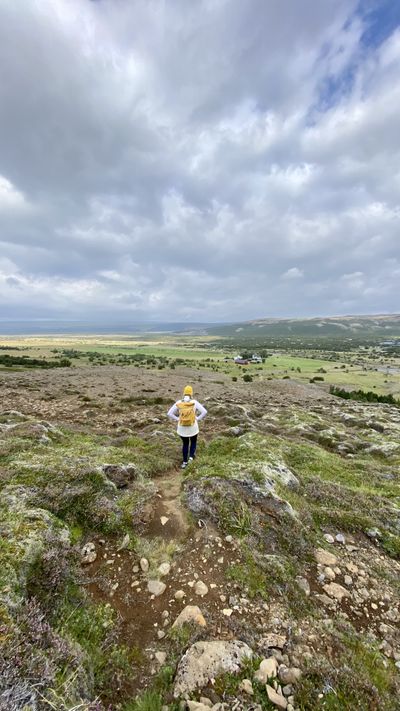 Icelandic highlands at sunset
