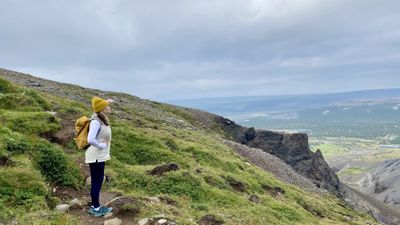 Geothermal pool with steam