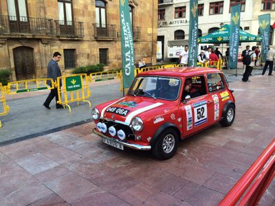 Historic rally cars exhibition