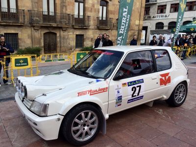 Historic rally car speed