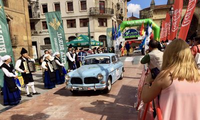 Rally car performance in the city