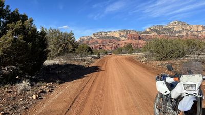 Red rock cliffs in Sedona