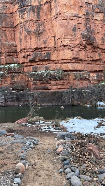 Panoramic view of Sedona red rocks
