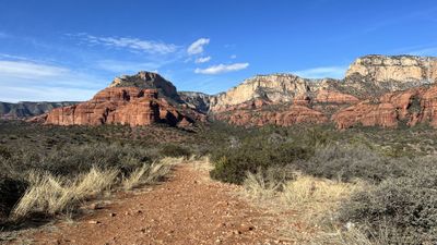 Panoramic view of Sedona red rocks