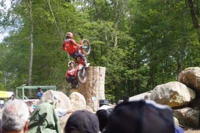 Trials competition moment